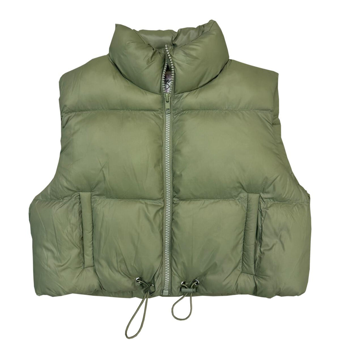 PUFFER VEST | OLIVE
