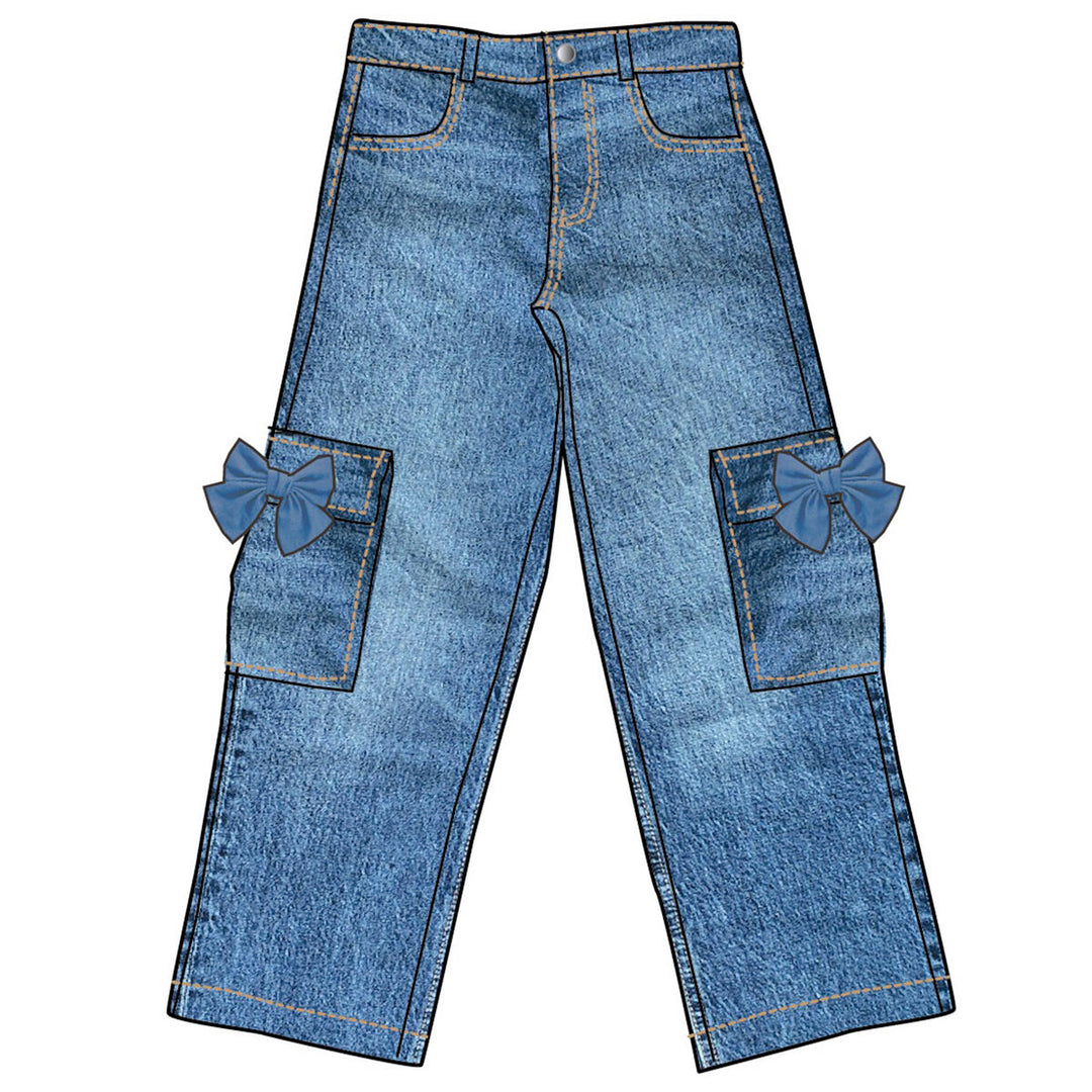 BOW POCKET CARGO JEAN
