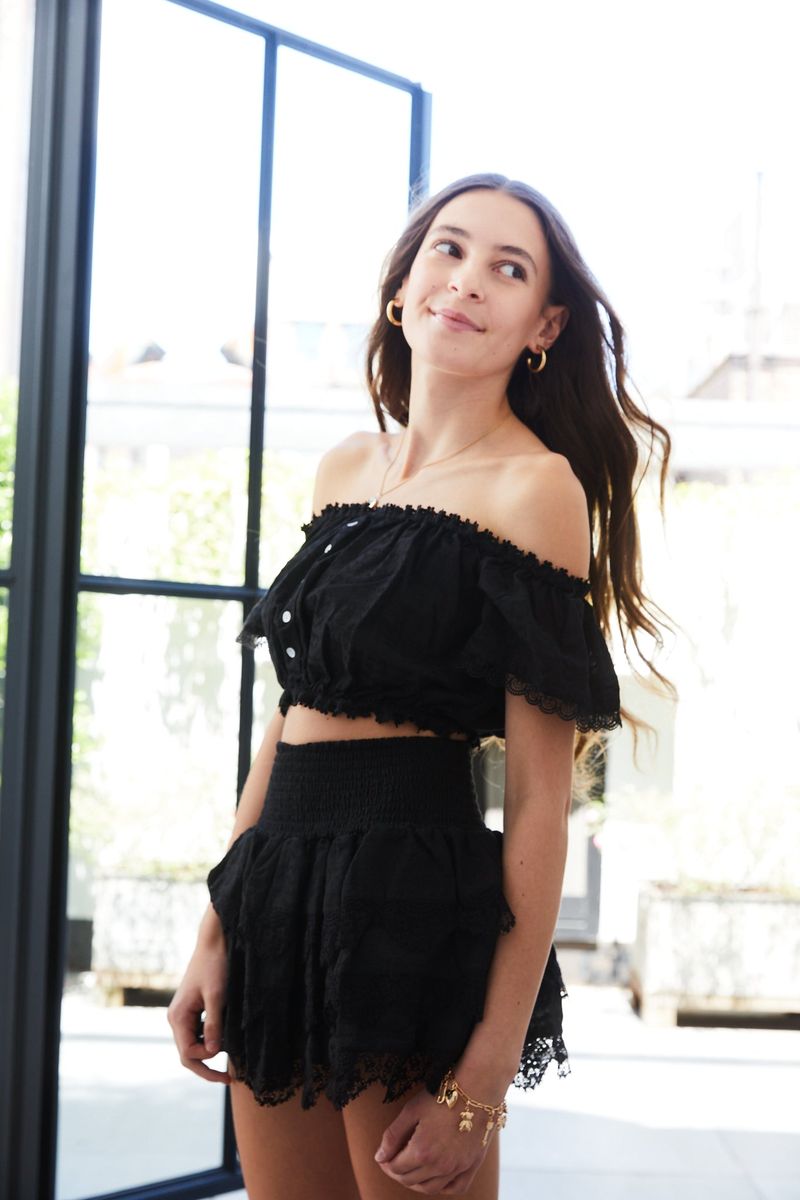 SHAY BLACK HEART TOP