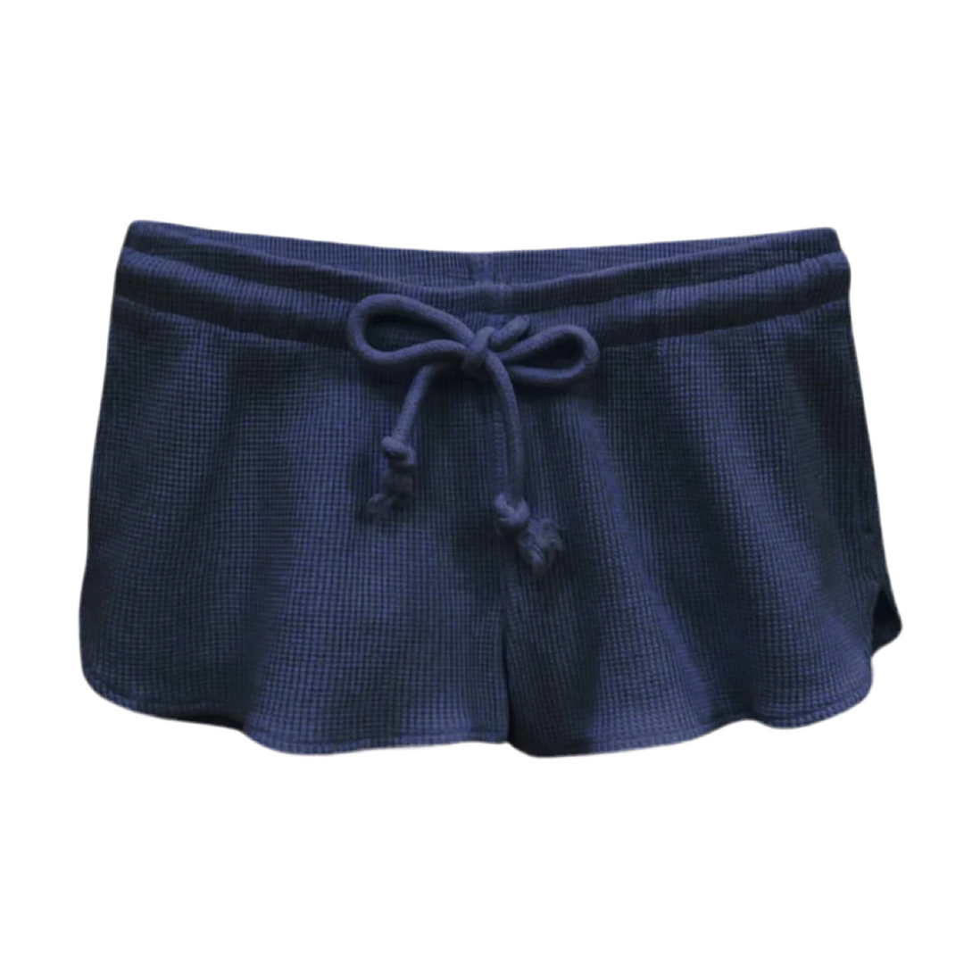 BRYNN WAFFLE SHORT | EV. BLUE
