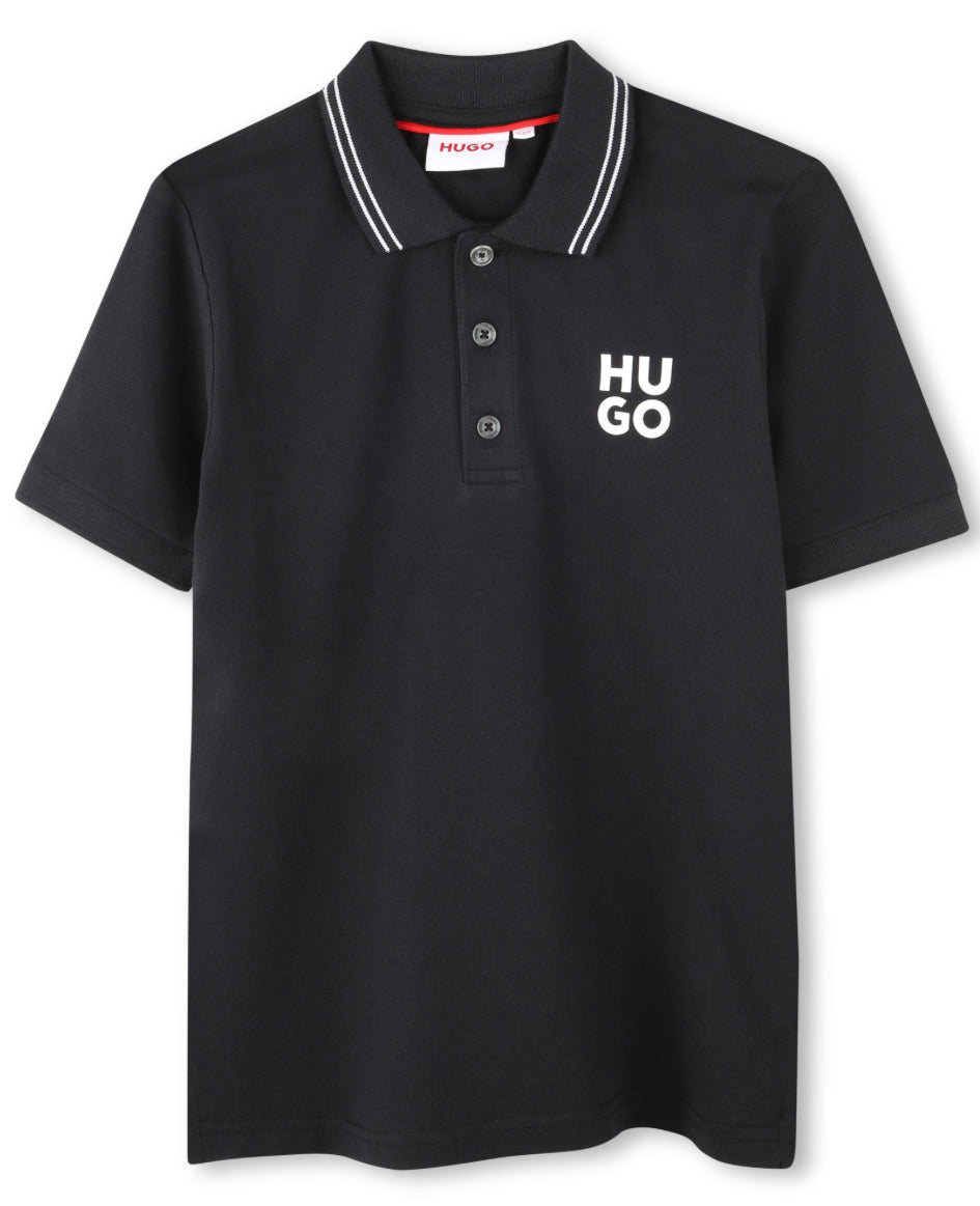 SHORT SLEEVE POLO | BLACK