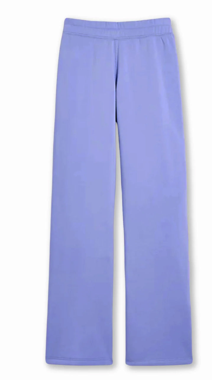 DYLAN WIDE LEG SWEATPANT | PERIWINKLE
