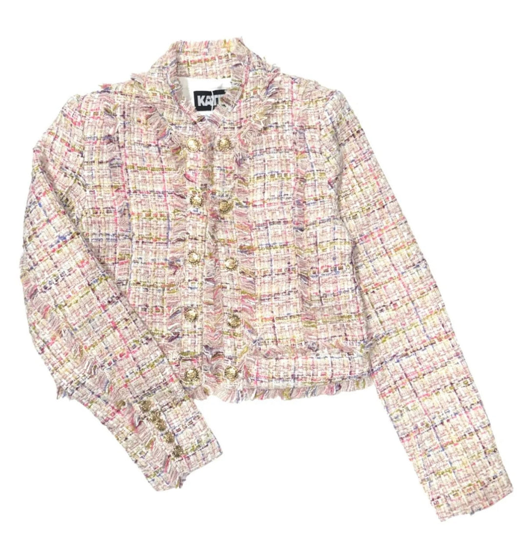 SAMANTHA BOUCLE JACKET | PINK MULTI
