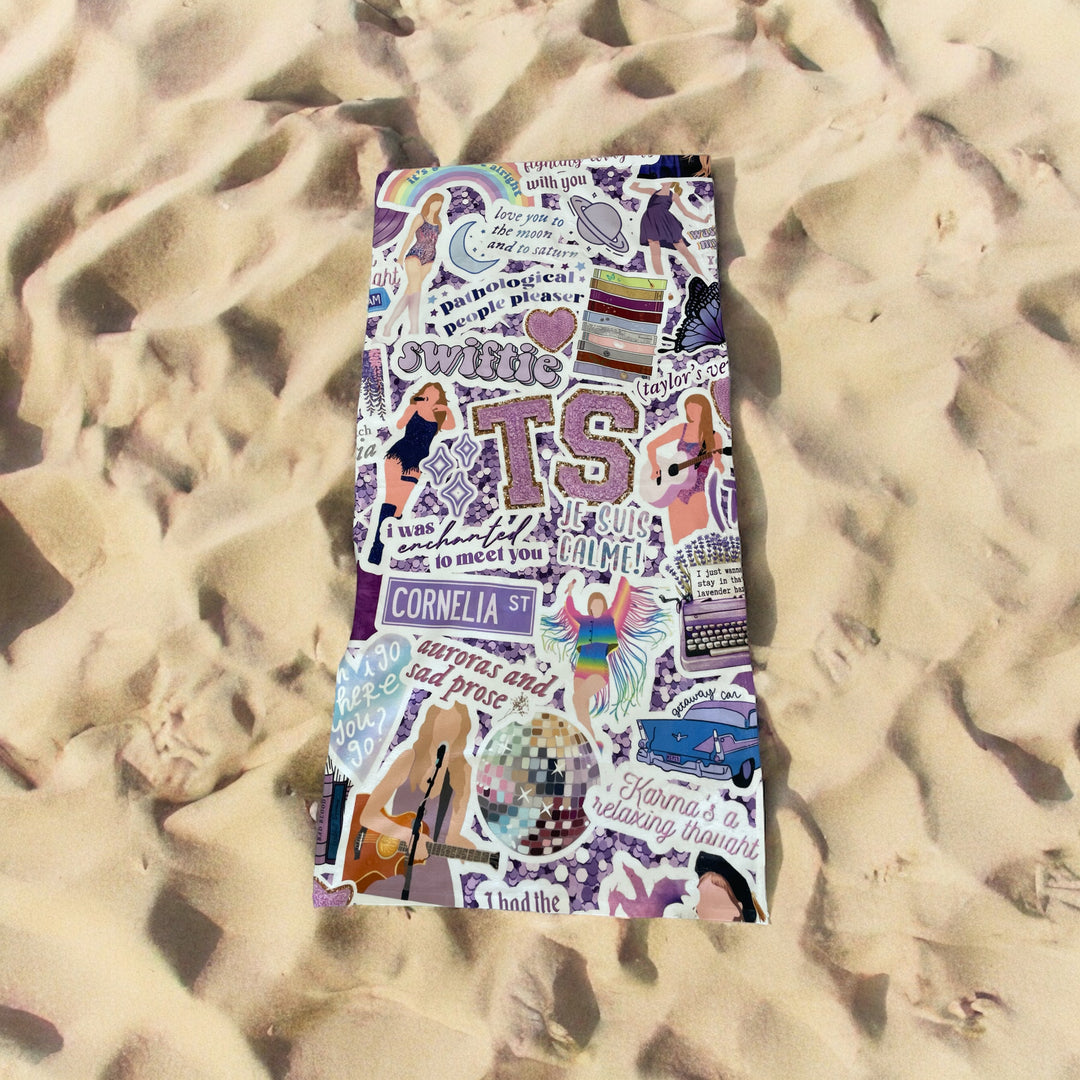 TAYLOR SWIFT INSPIRED LIGHTWEIGHT BEACH TOWEL