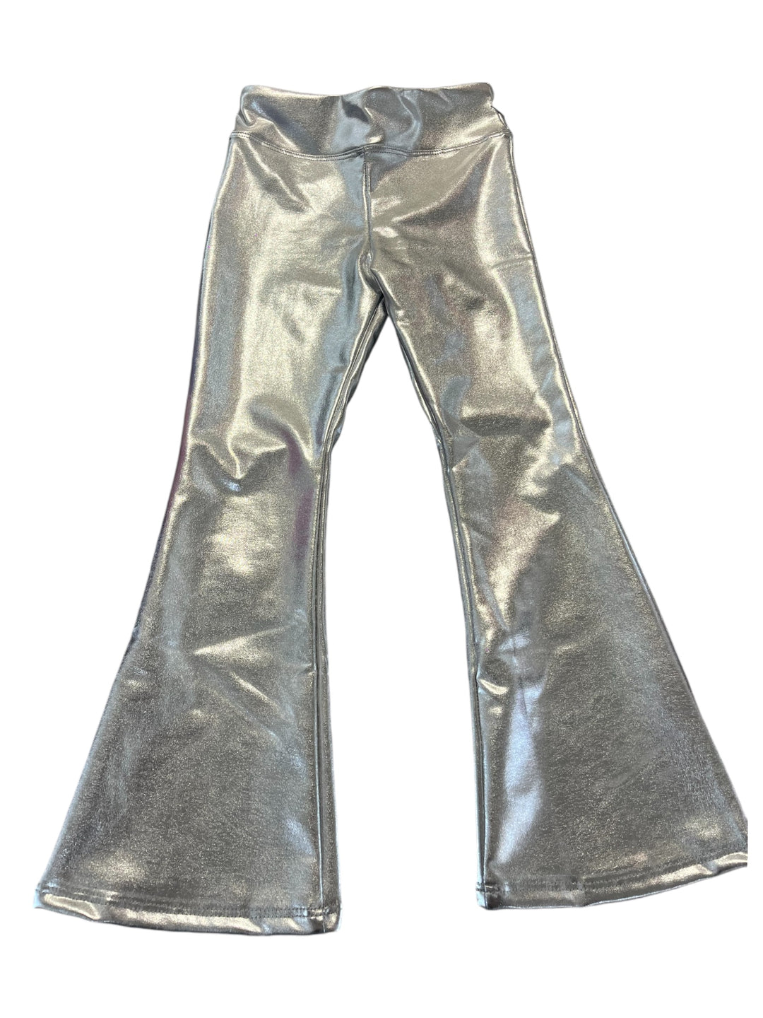 FLARE PANT | SILVER LAME