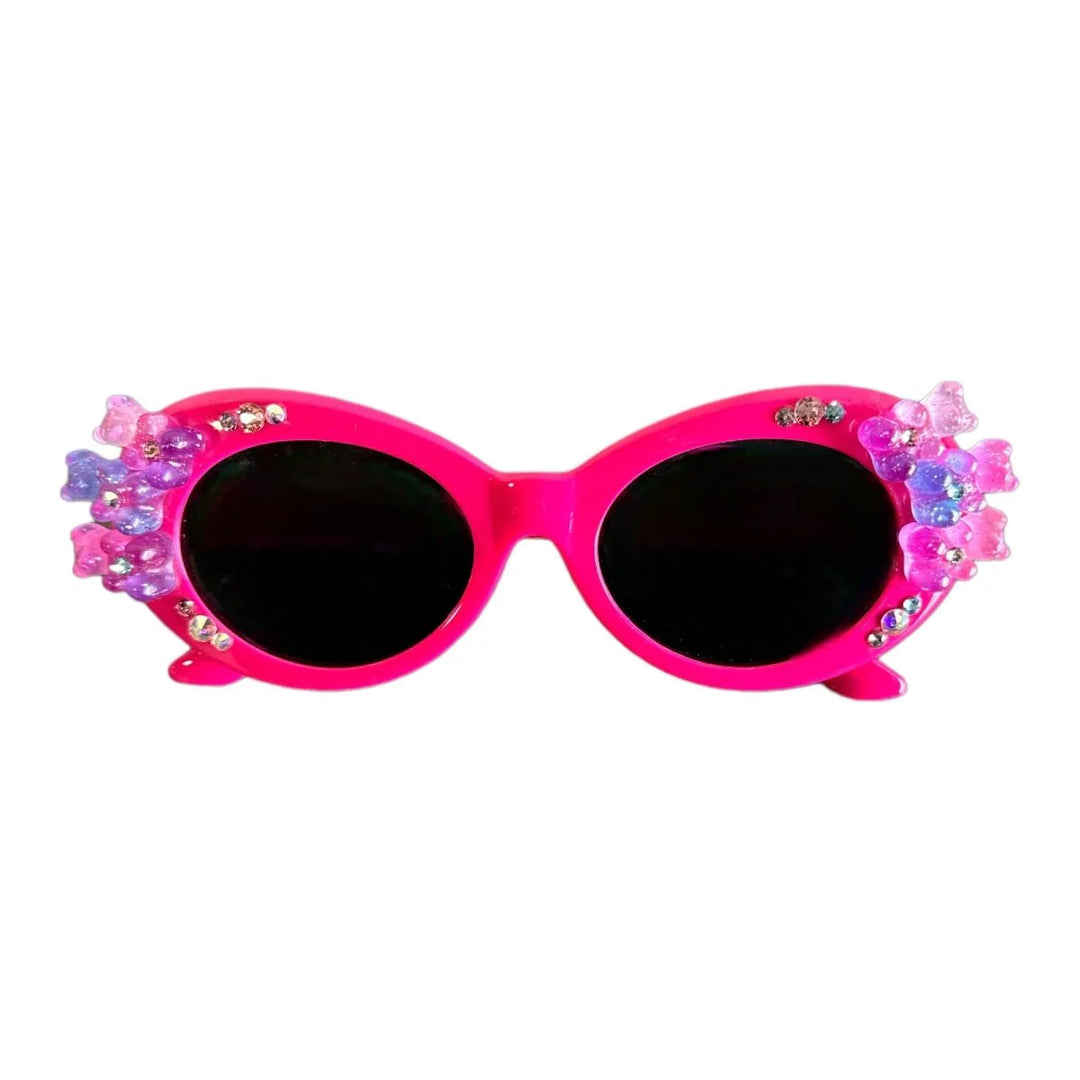 GUMMY BEAR CAT-EYE SUNGLASSES | FUSCHIA