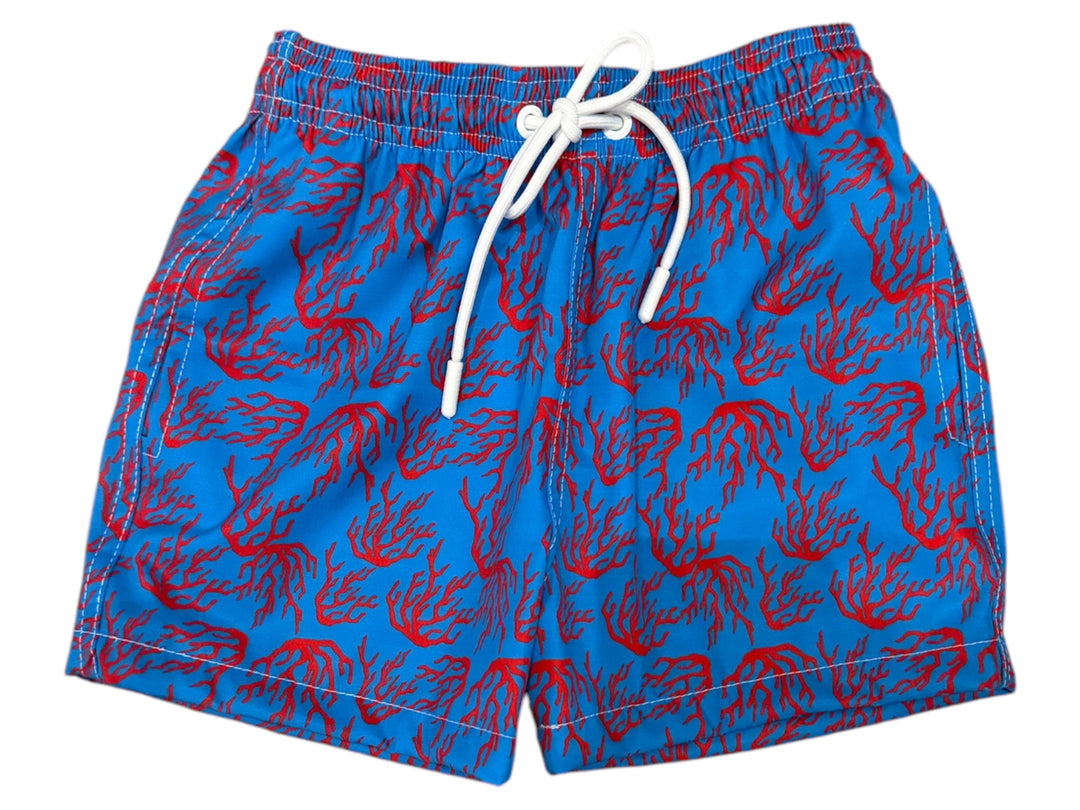 CORAL REEF SWIM TRUNK