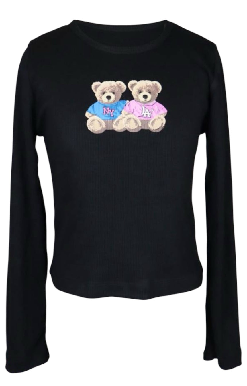 NY/LA TEDDY L/S TEE