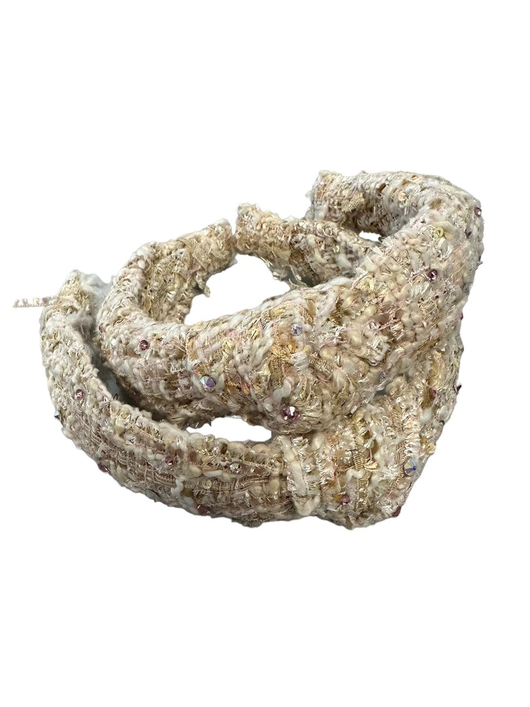 TWEED CRYSTAL HEADBAND