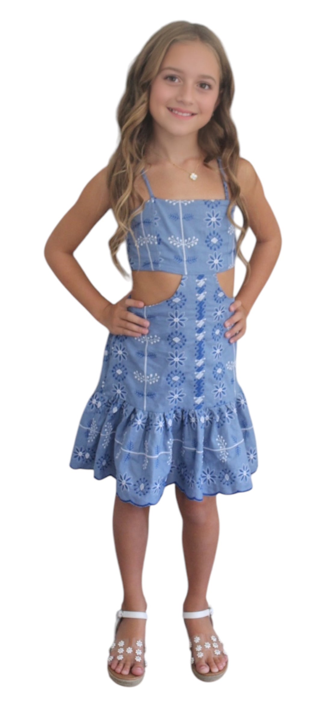 TINA EYELET DRESS