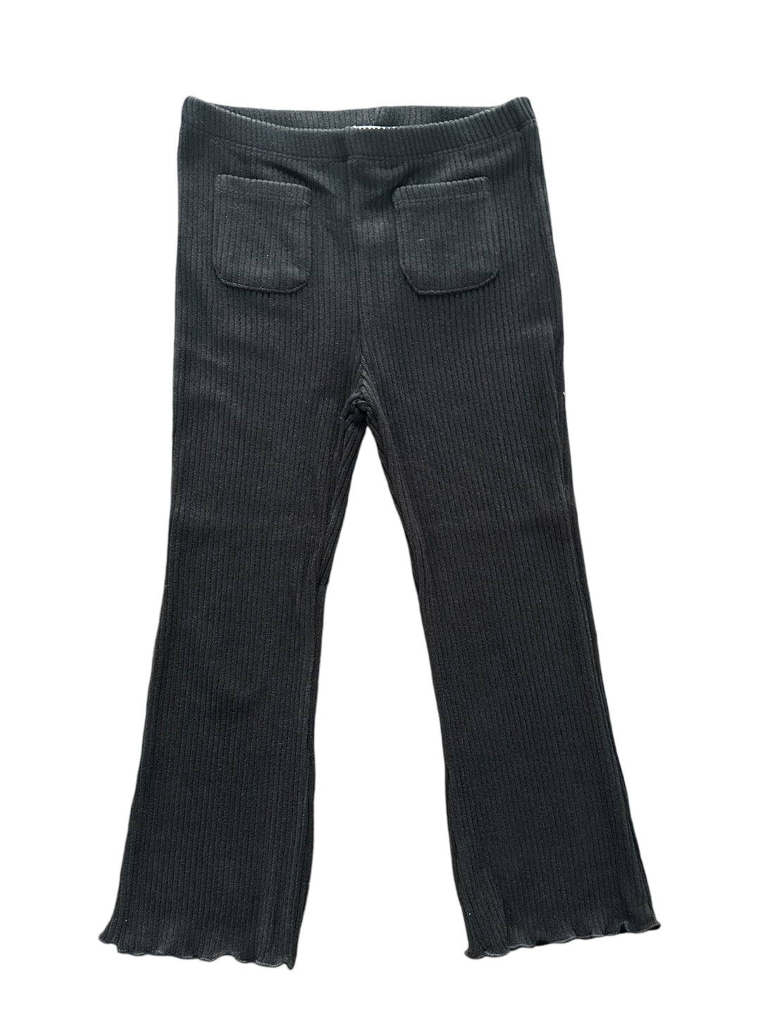 RIBBED PANTS | BLACK