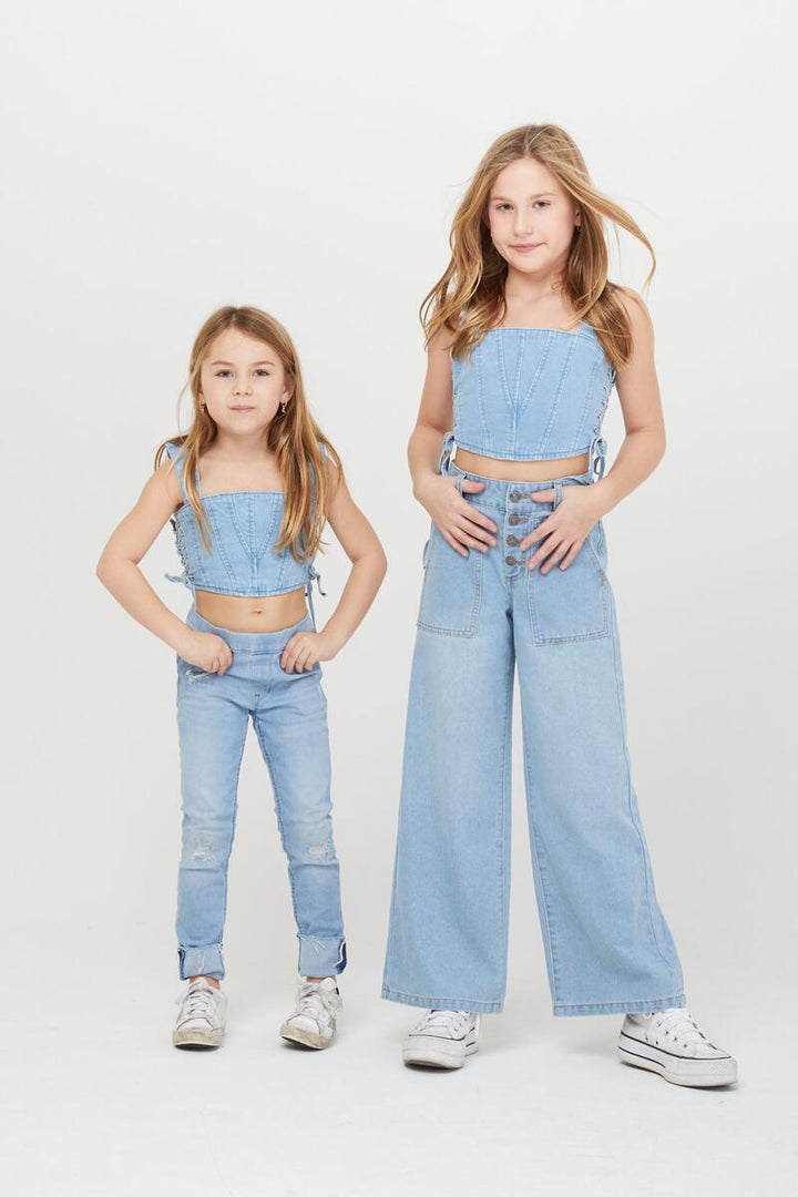THE ALEX DENIM CORSET