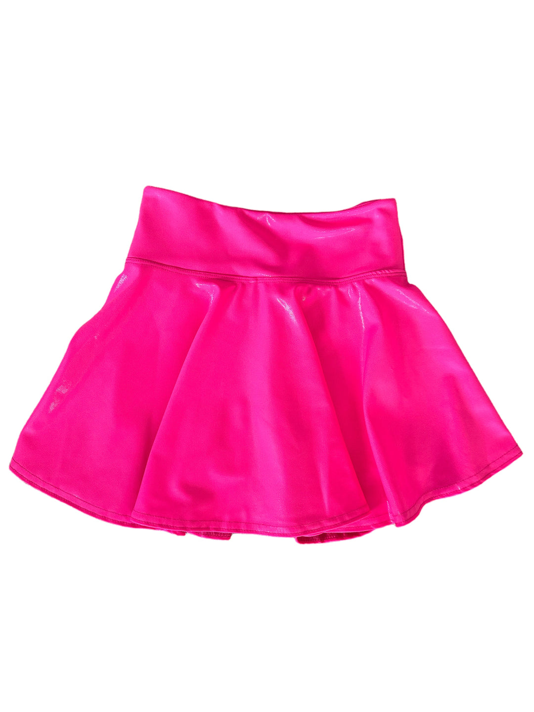 LAME SKORT | NEON PINK
