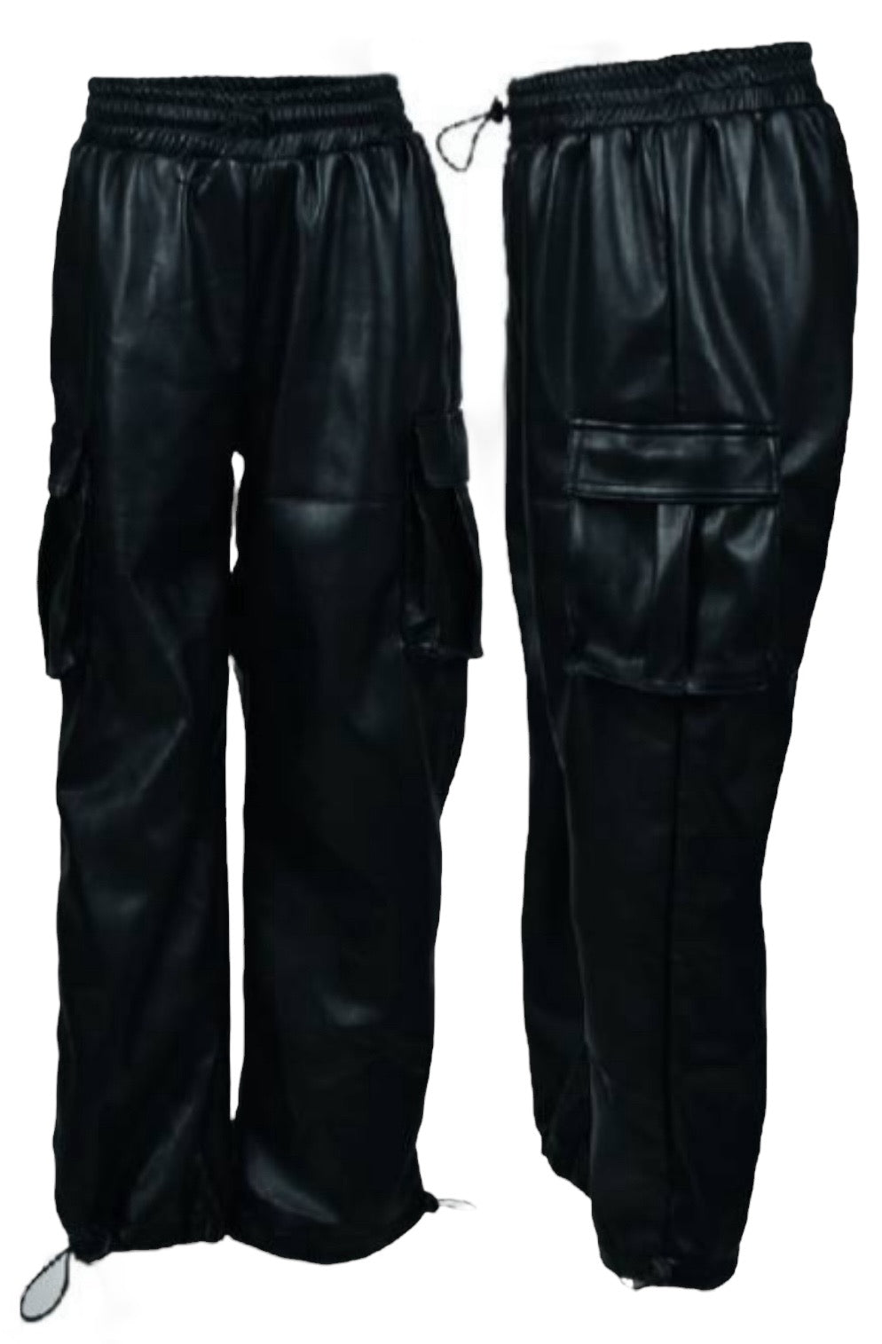 PLEATHER CARGO PANT
