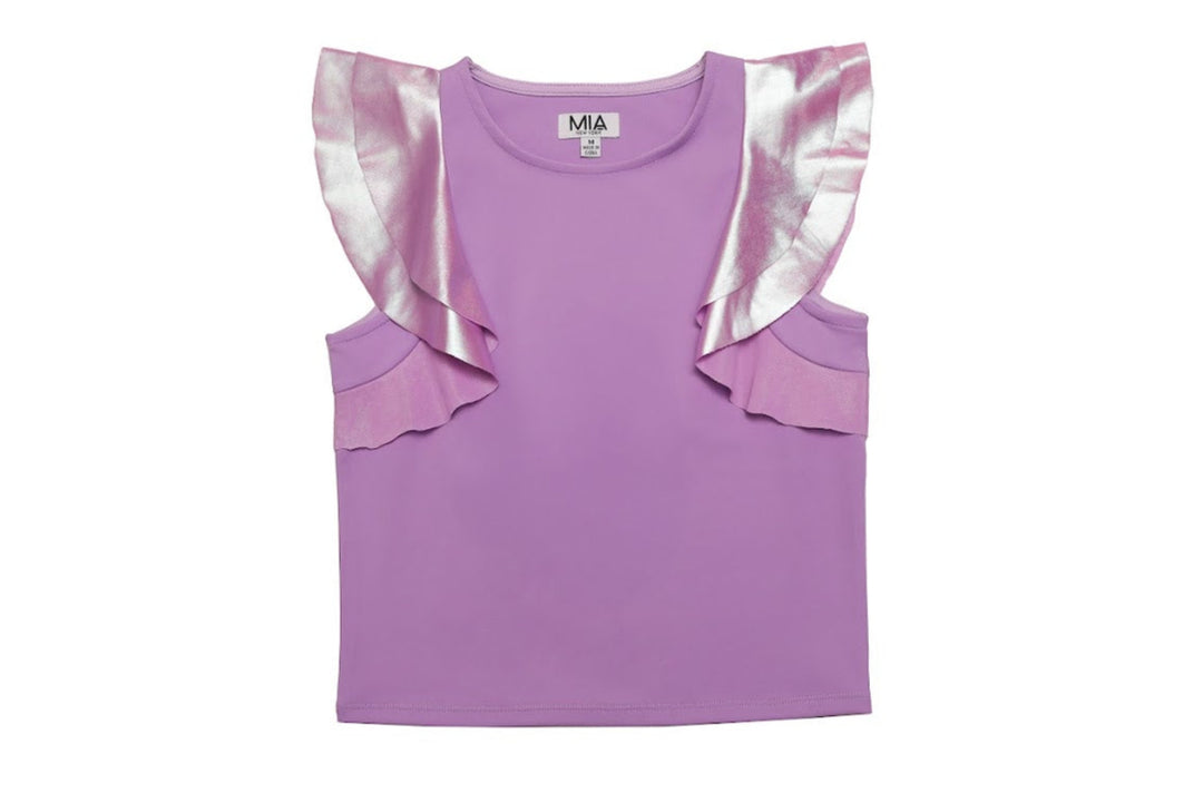 FLUTTER TOP | PURPLE