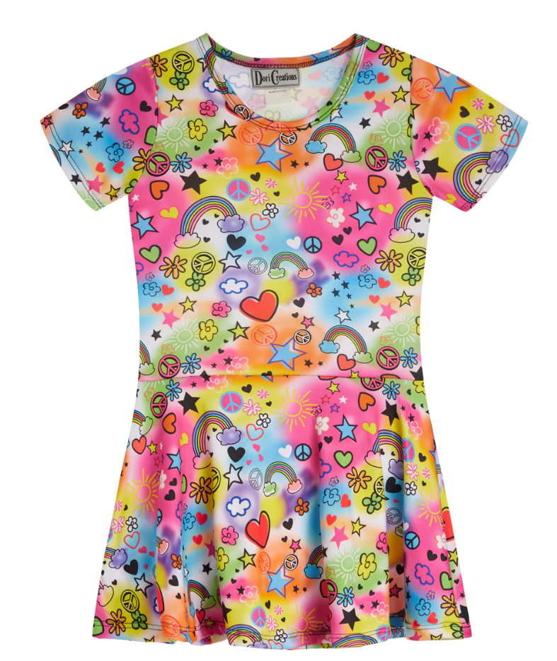 NEON GRAFFITI DRESS