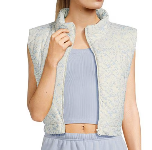 SNOWY VEST | GLACIER BLOOM