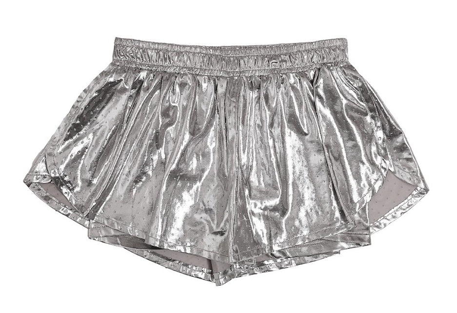 DOUBLE SHORTS | SILVER
