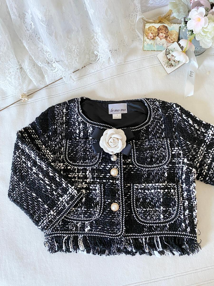 BLACK TWEED JACKET