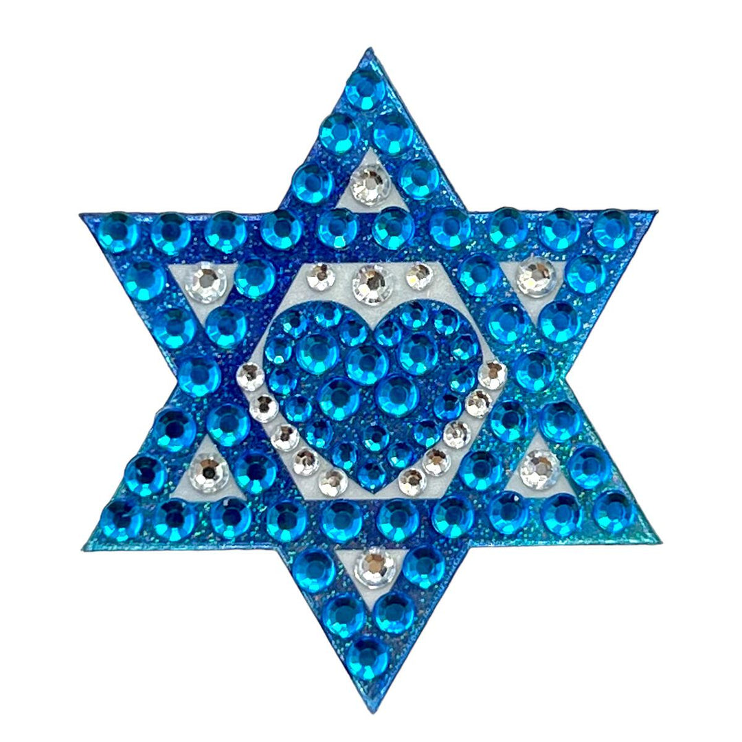 STAR OF DAVID STICKERBEAN