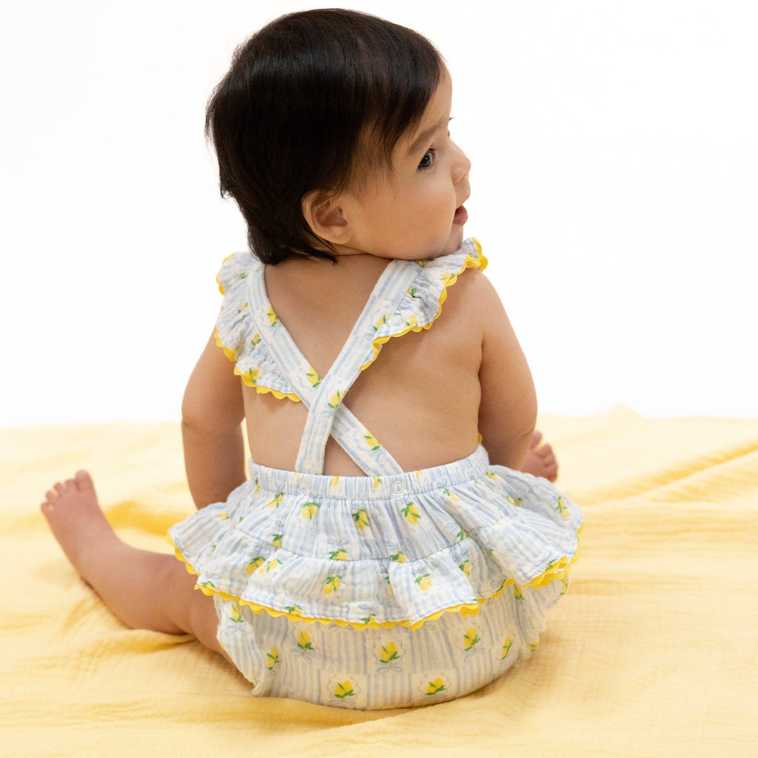 RUFFLE SUNSUIT | LOVELY LEMONS