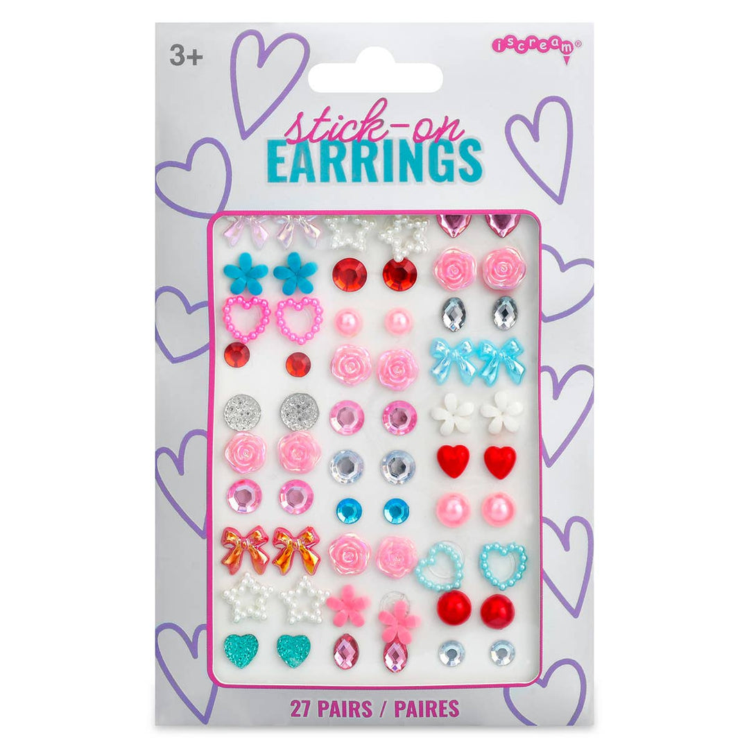 SPARKLY STICK-ON EARRINGS