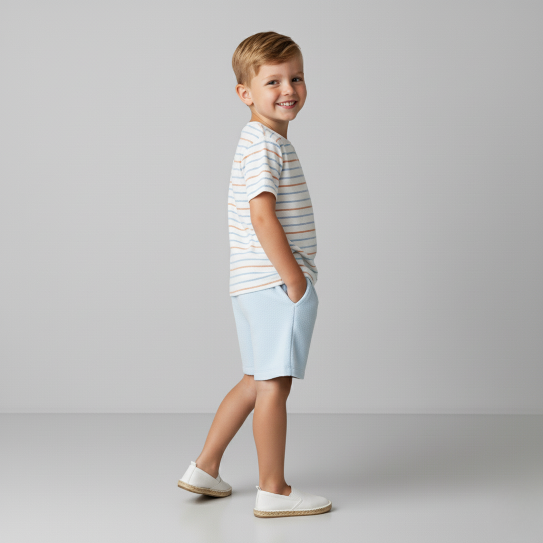 CABANA STRIPES SHORT SET