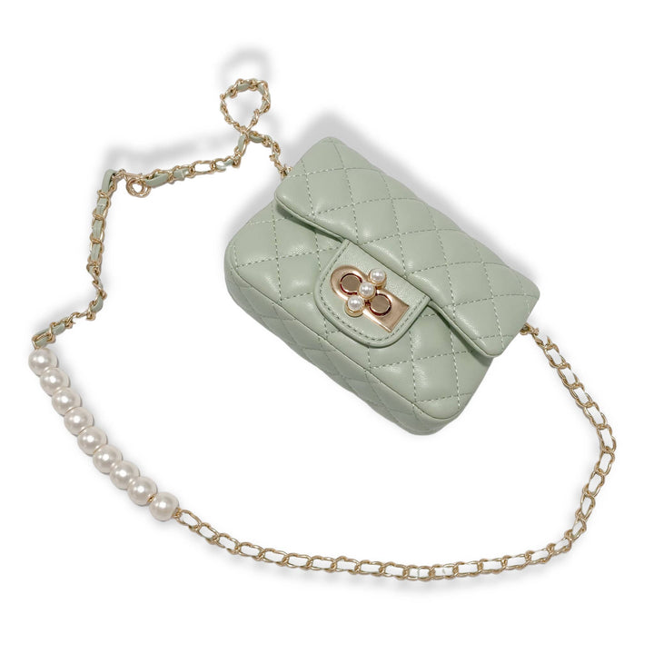 PEARL CLOSURE PURSE | PURPLE