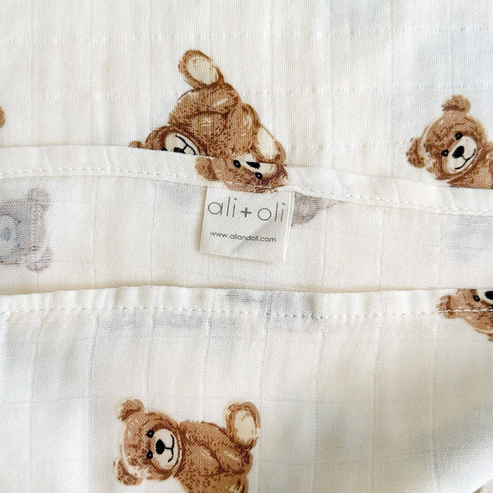 SWADDLE BLANKET| TEDDY BEAR