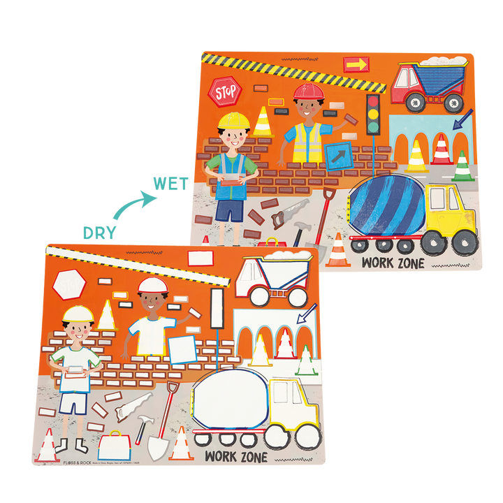 MAGIC WATER PLACEMATS - CONSTRUCTION