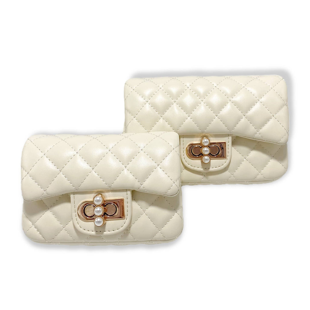 PEARL CLOSURE PURSE | PURPLE