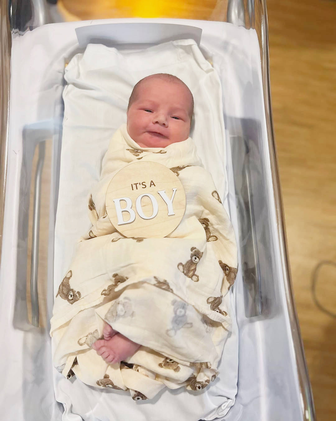 SWADDLE BLANKET| TEDDY BEAR