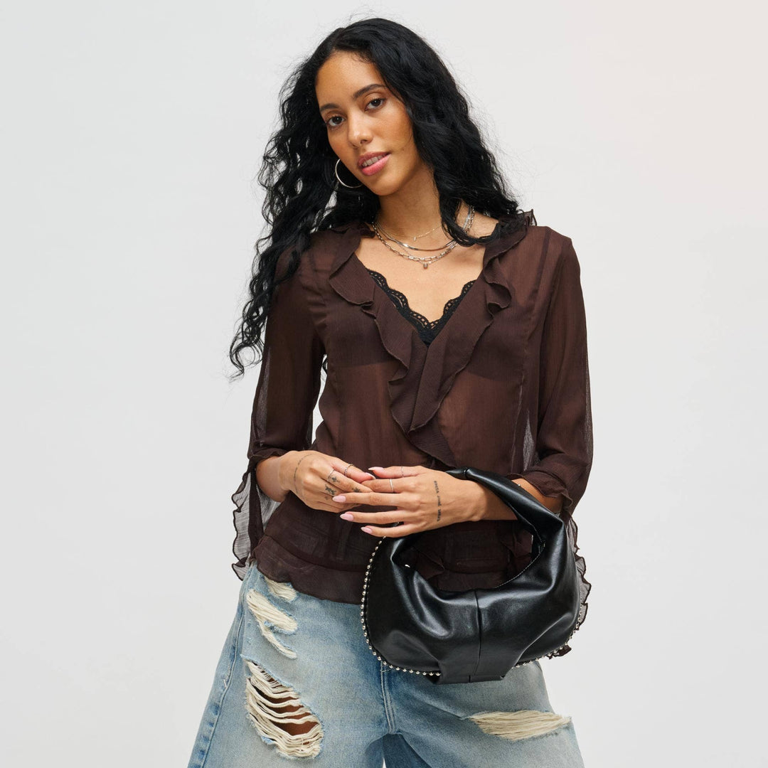PORSHA CLUTCH | BLACK
