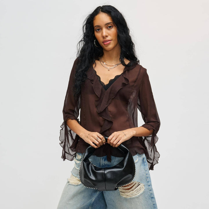 PORSHA CLUTCH | BLACK