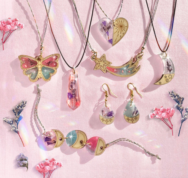 WISH*CRAFT WOOD + RESIN CHARM JEWELRY