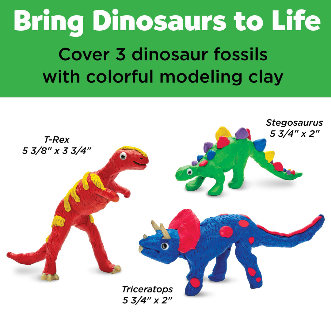 CREATE WITH CLAY DINOSAURS