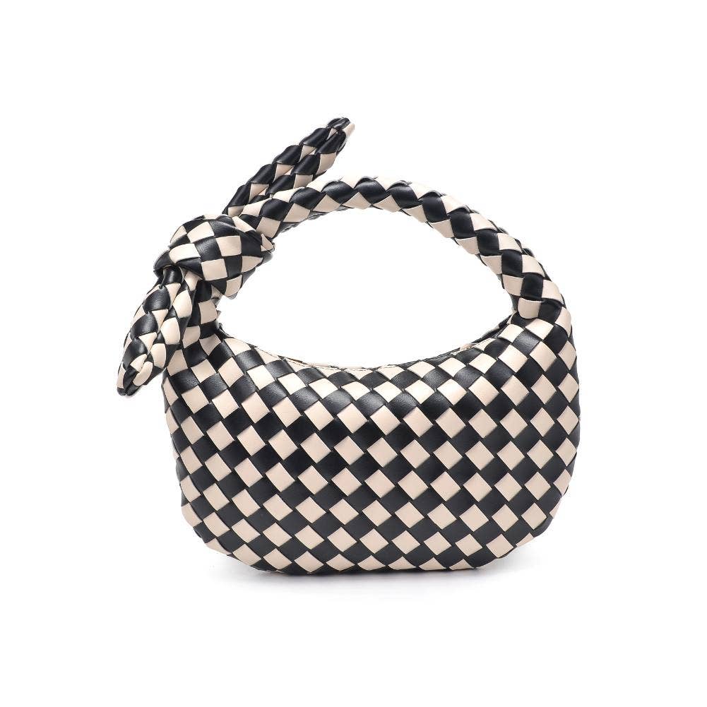 LIZBETH WOVEN KNOT CLUTCH | BUTTER