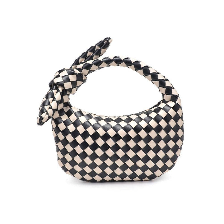 LIZBETH WOVEN KNOT CLUTCH | BUTTER