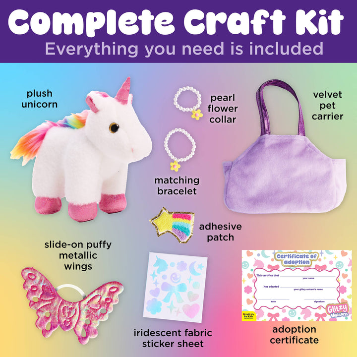 DECORATE A GLITZY UNICORN KIT