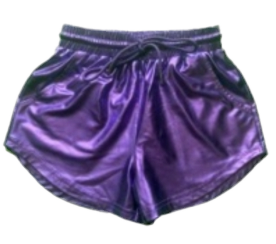 PURPLE METALLIC SHORT