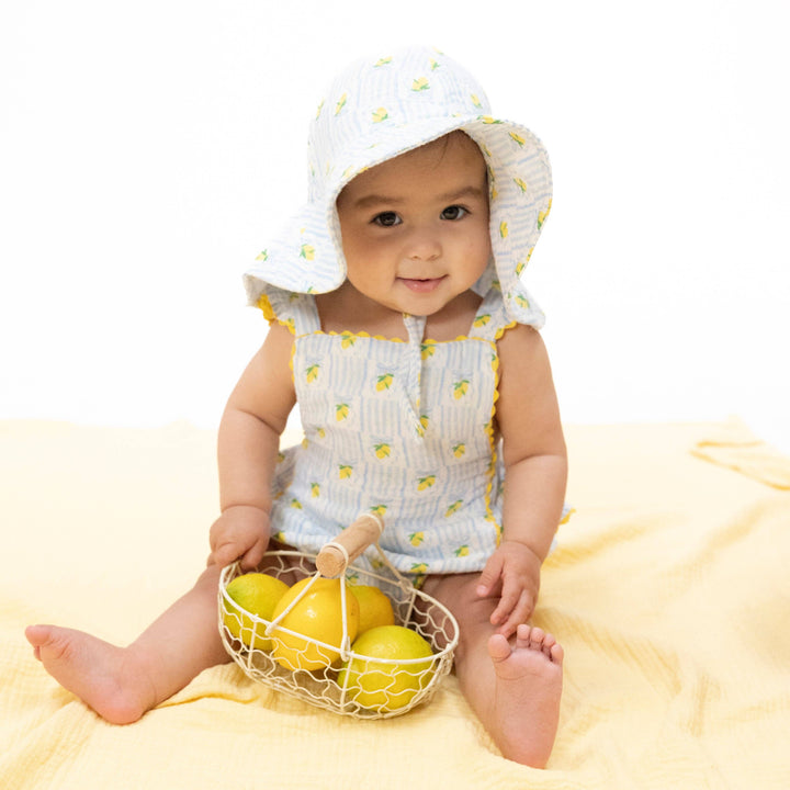 RUFFLE SUNSUIT | LOVELY LEMONS