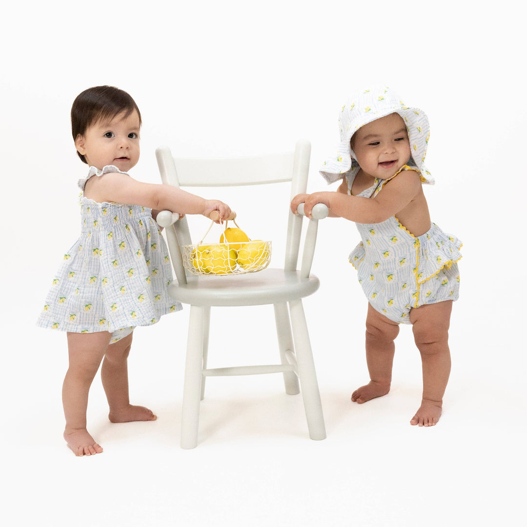 RUFFLE SUNSUIT | LOVELY LEMONS