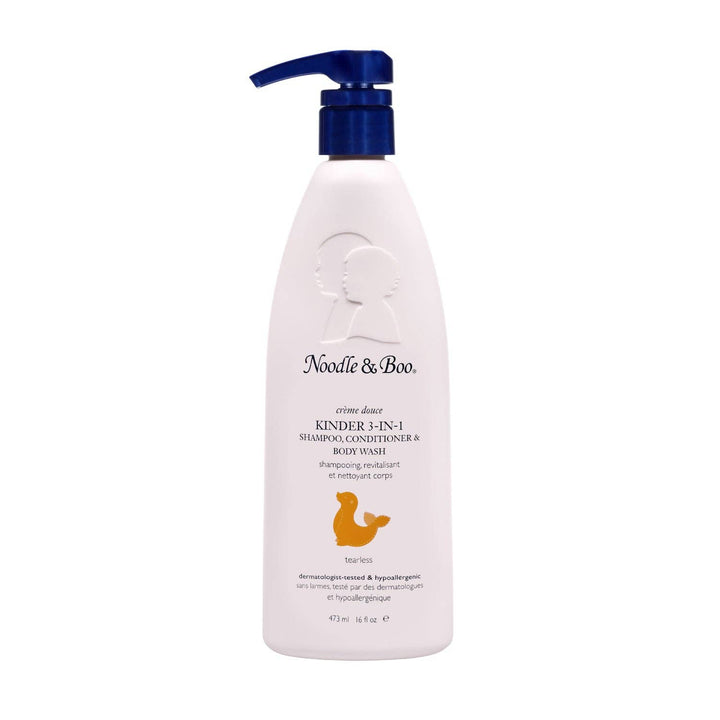 KINDER 3-IN-1 SHAMPOO, CONDITIONER & BODY WASH, 16 OZ