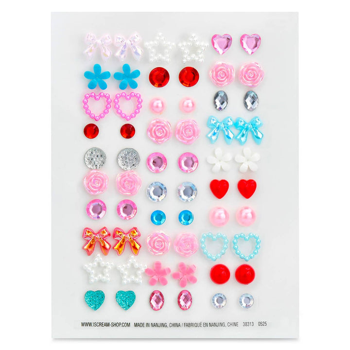 SPARKLY STICK-ON EARRINGS