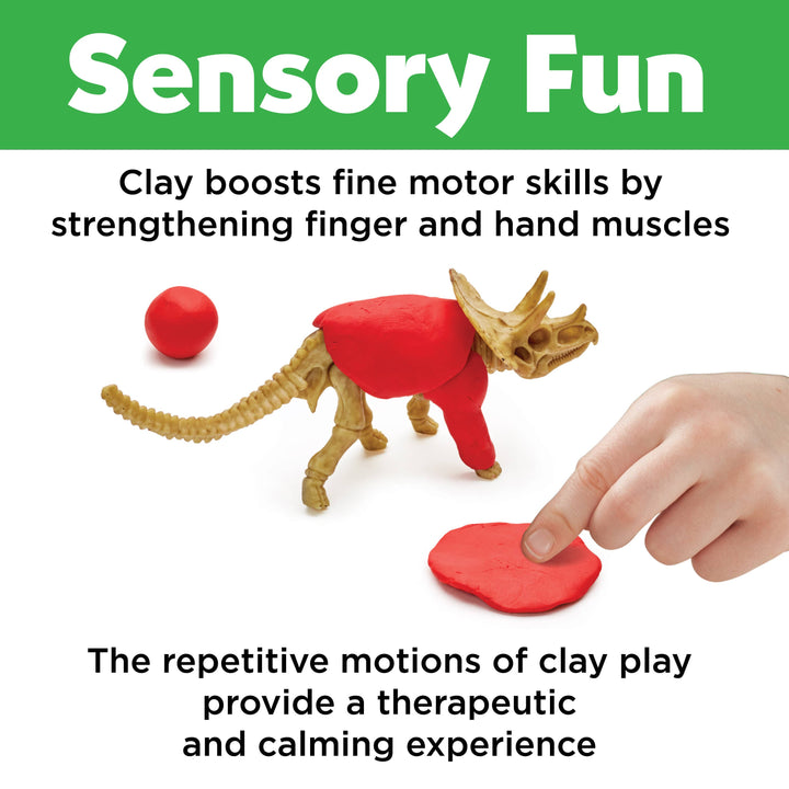 CREATE WITH CLAY DINOSAURS