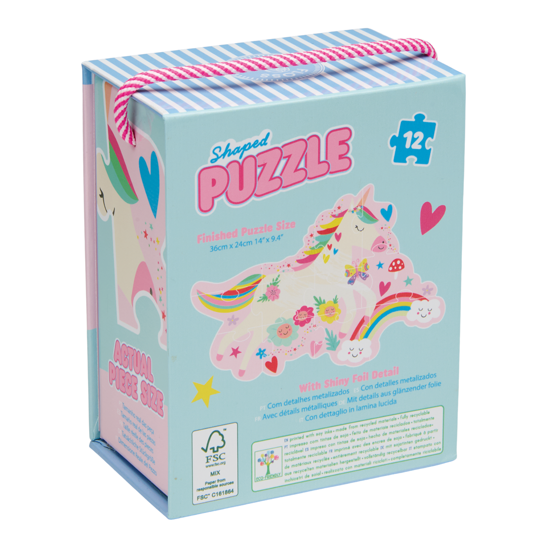 RAINBOW FAIRY 12PC SHAPED JIGSAW PUZZLE