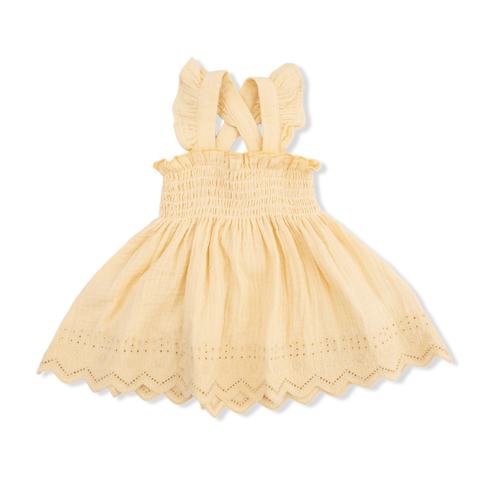 SMOCKED TOP WITH BLOOMER | ITALIAN STRAW