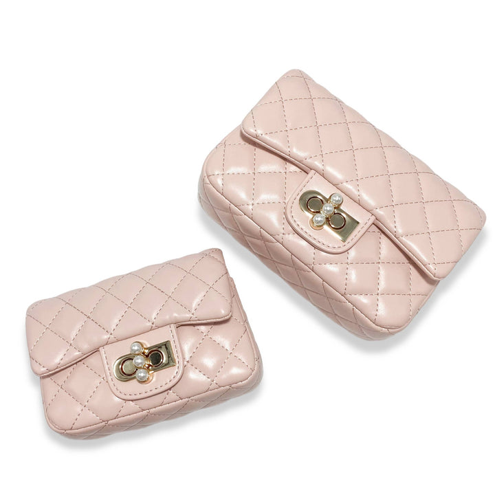 PEARL CLOSURE PURSE | PURPLE