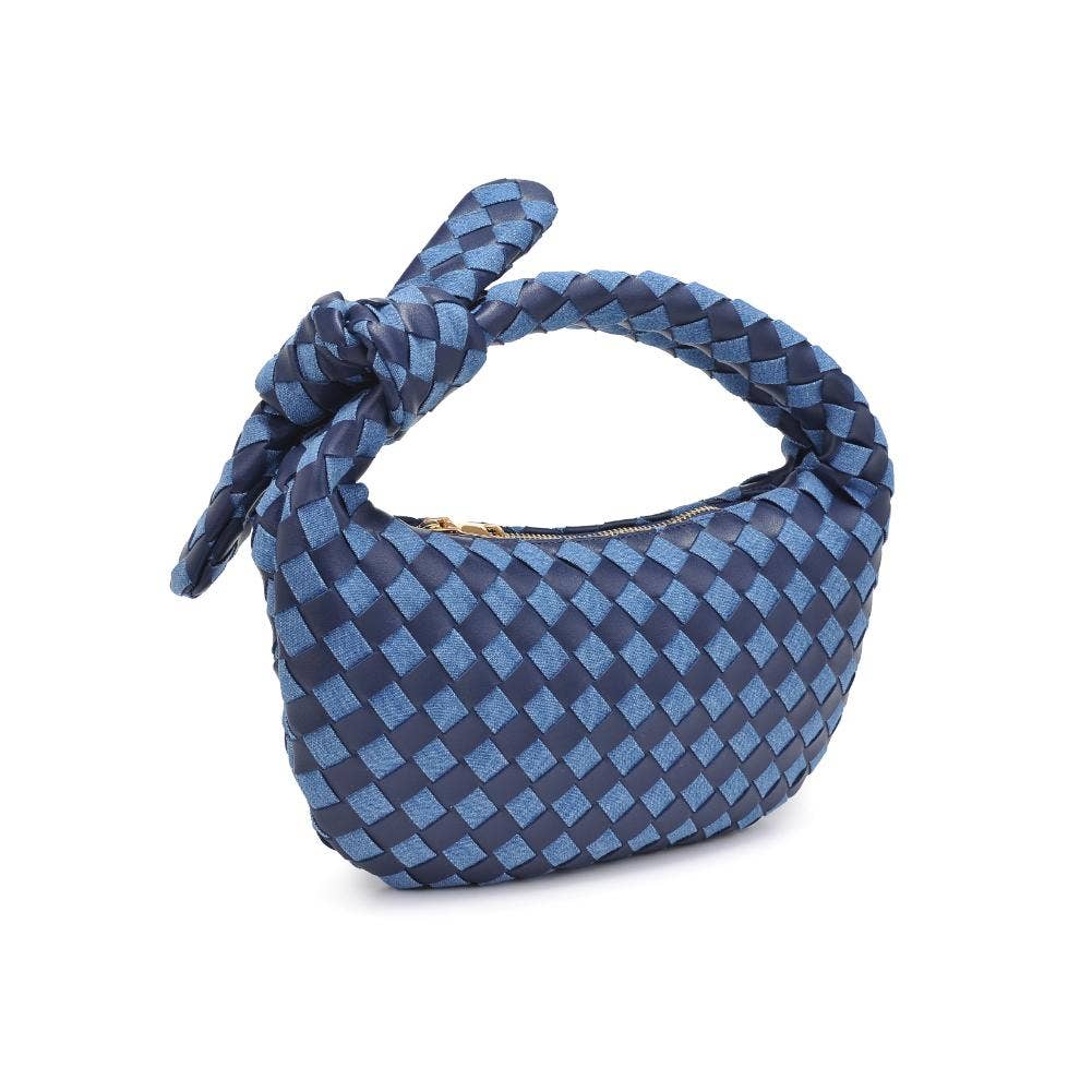 LIZBETH WOVEN KNOT CLUTCH | BUTTER