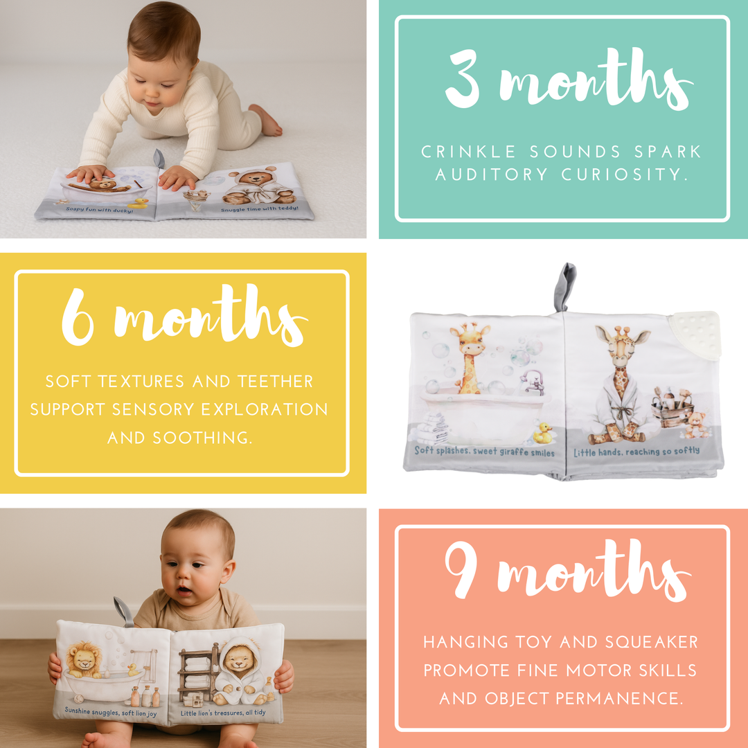 BUBBLE BATH CRINKLE BOOK